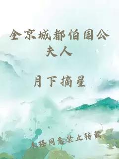全京城都怕國(guó)公夫人