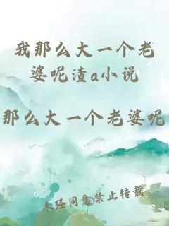 我那么大一個(gè)老婆呢渣a小說