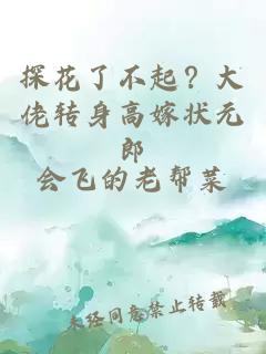 探花了不起？大佬轉身高嫁狀元郎