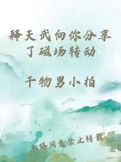 釋天武向你分享了磁場轉(zhuǎn)動(dòng)