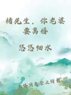 褚先生，你老婆要離婚