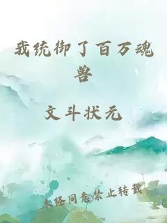我統(tǒng)御了百萬魂獸