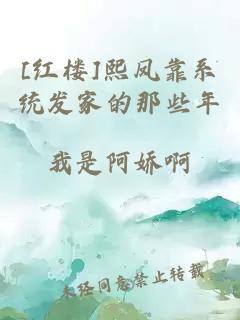 [紅樓]熙鳳靠系統(tǒng)發(fā)家的那些年
