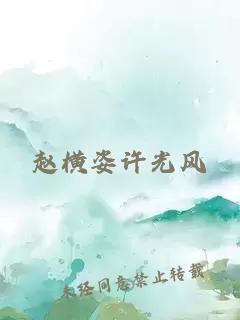 趙橫姿許光風(fēng)