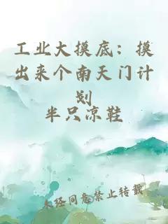 工業(yè)大摸底：摸出來個南天門計劃