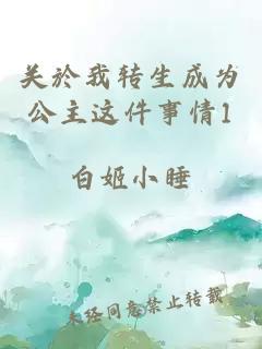 關於我轉生成為公主這件事情1