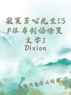 寂寞芳心先生[SP抹布創(chuàng)傷修復(fù)文學(xué)]