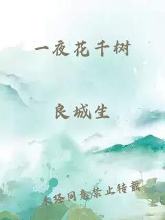一夜花千樹